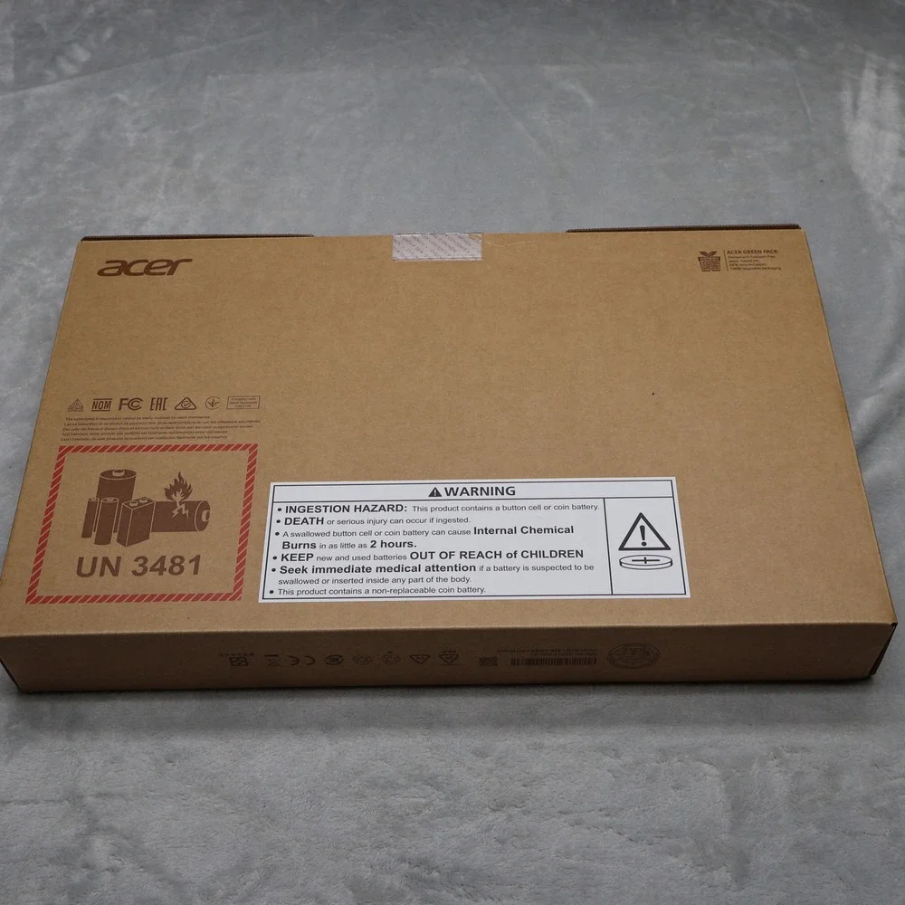 Acer‎ Aspire 3 Retail Box Laptop Structural Supports Setup Guide Box Only